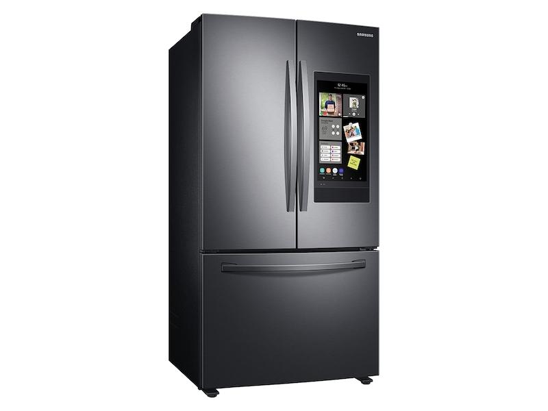 28 cu. ft. 3-Door French Door Refrigerator with Family Hub™ in Black Stainless Steel