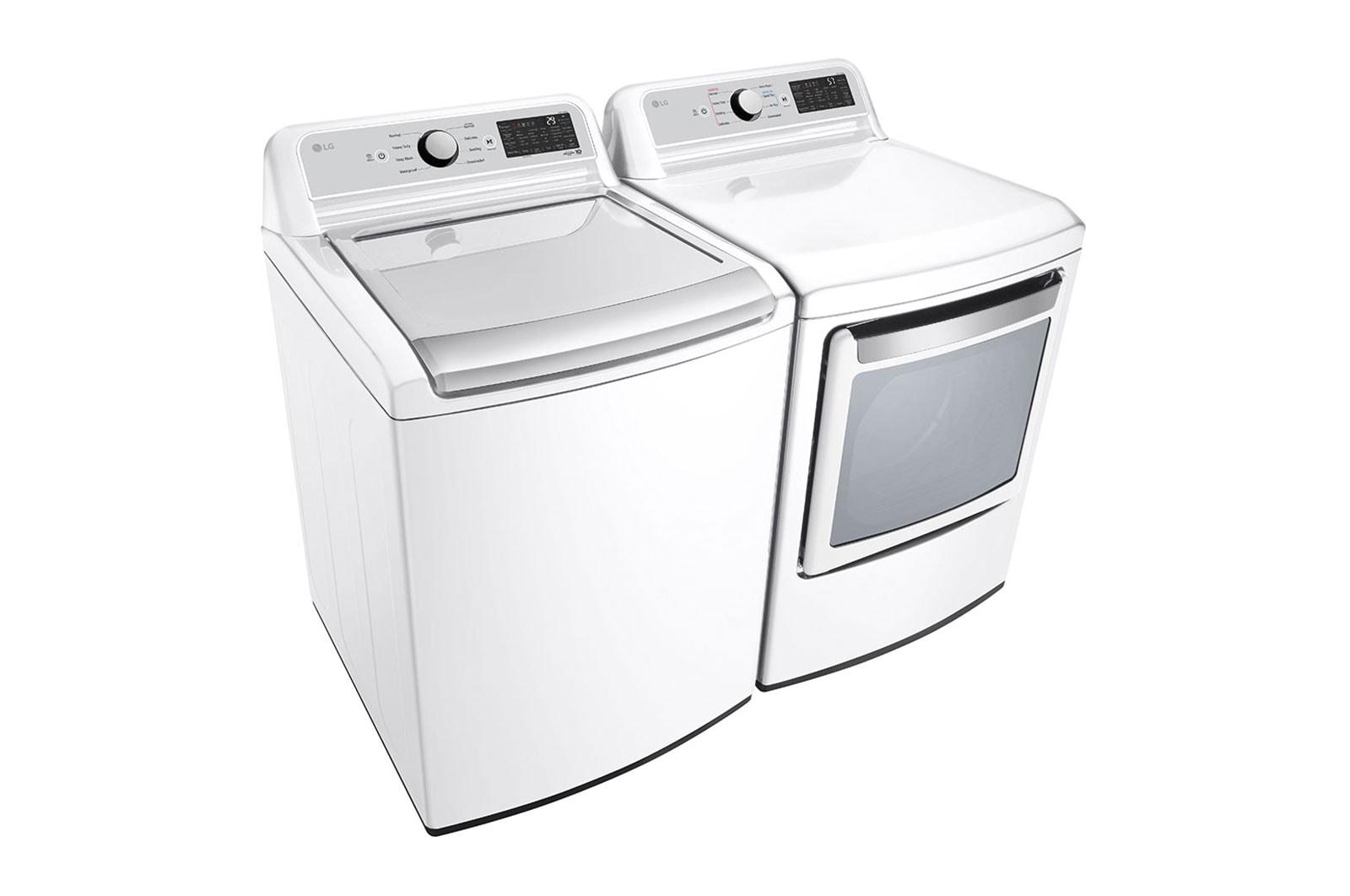 Lg 7.3 cu. ft. Ultra Large Capacity Smart wi-fi Enabled Rear Control Gas Dryer with EasyLoad™ Door