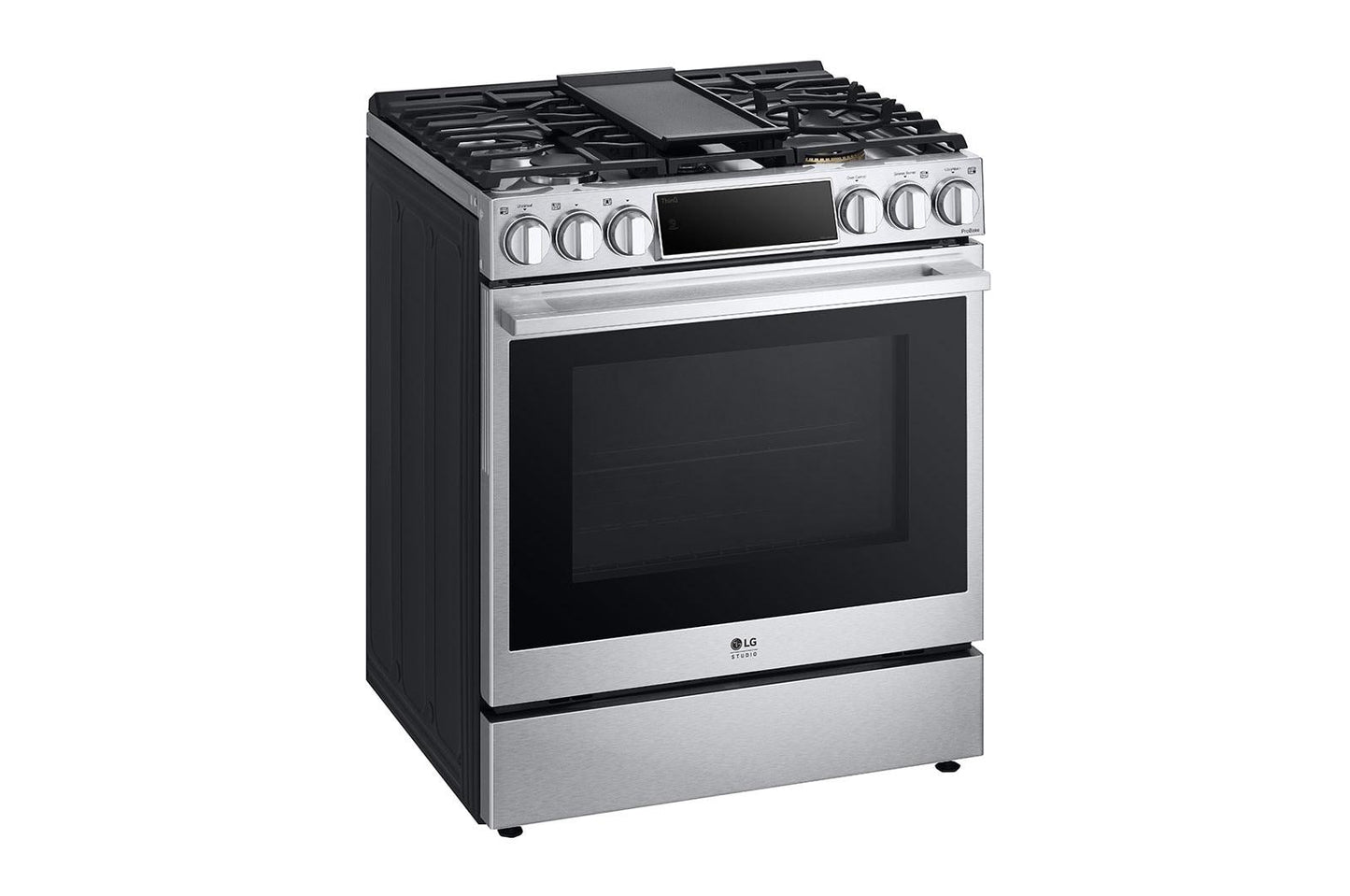 LSDS6338F LG STUDIO 6.3 cu. ft. Smart Wi-Fi Dual Fuel Slide-in Range with ProBake Convection® and EasyClean®