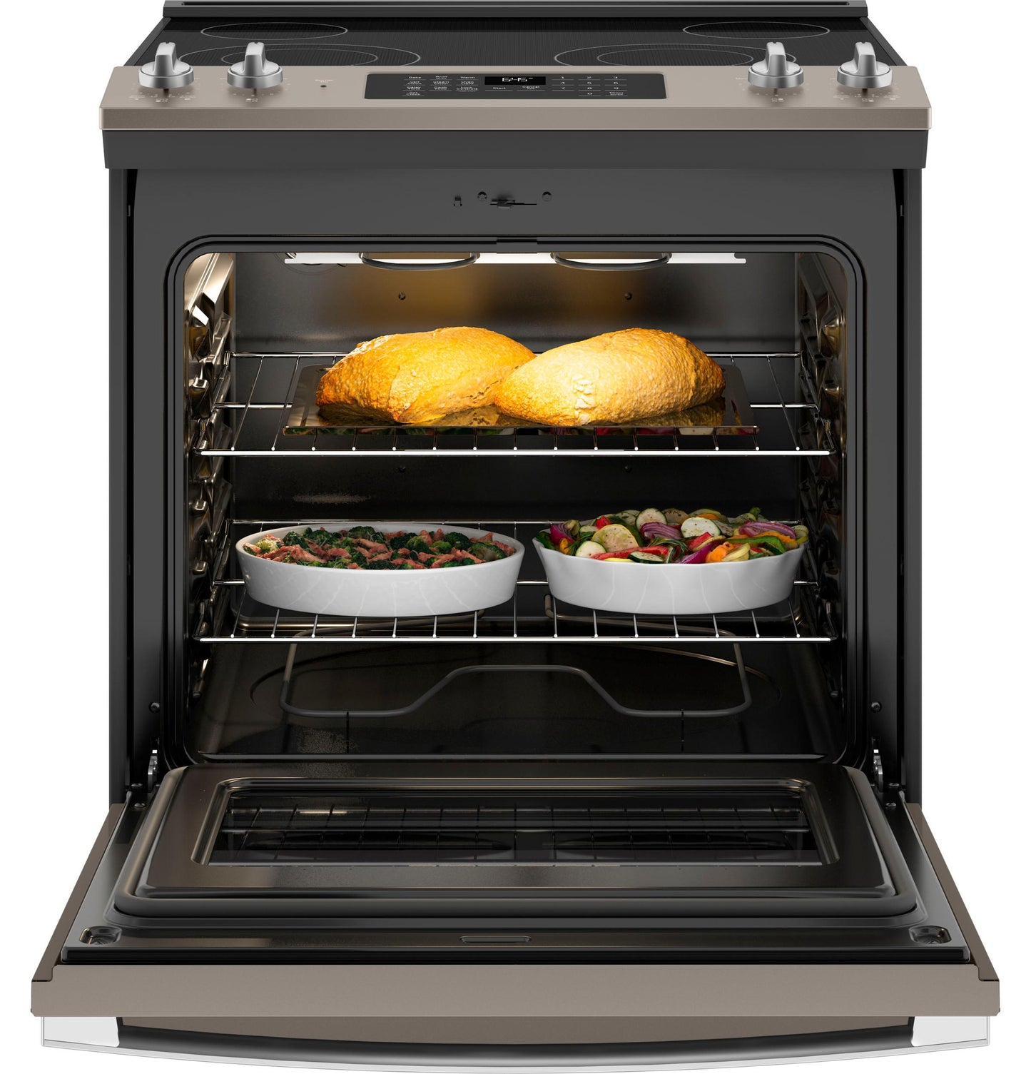 GE® 30" Slide-In Electric Range