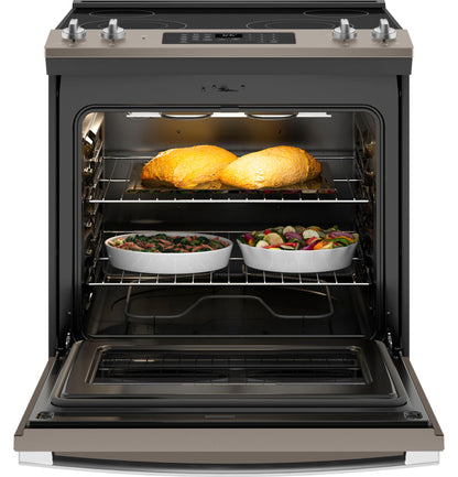 GE® 30" Slide-In Electric Range