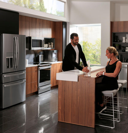 PSS93YPFS GE Profile™ 30" Smart Slide-In Electric Convection Fingerprint Resistant Range with No Preheat Air Fry