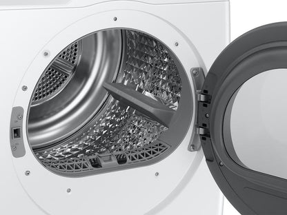 Samsung DV25B6900HW 4.0 cu. ft. Heat Pump Dryer with AI Smart Dial and Wi-Fi Connectivity in White