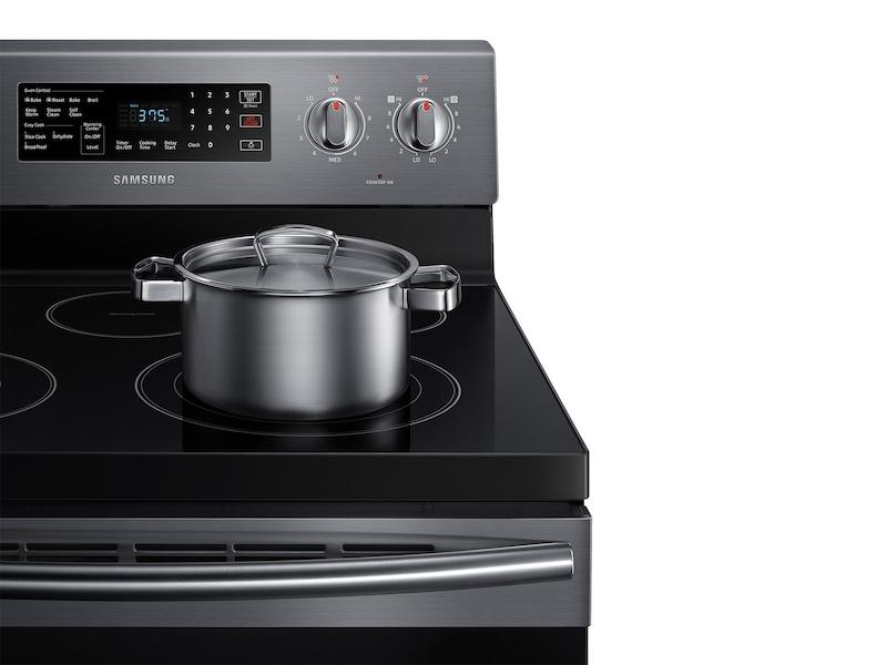Samsung NE59M4320SG 5.9 cu. ft. Freestanding Electric Range with Convection in Black Stainless Steel