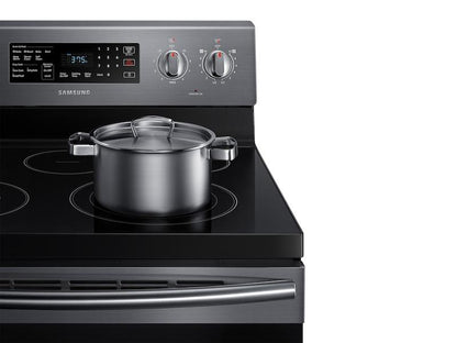 Samsung NE59M4320SG 5.9 cu. ft. Freestanding Electric Range with Convection in Black Stainless Steel