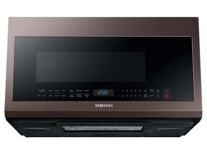 Bespoke Over-the-Range Microwave 2.1 cu. ft. with Sensor Cooking in Fingerprint Resistant Tuscan Stainless Steel