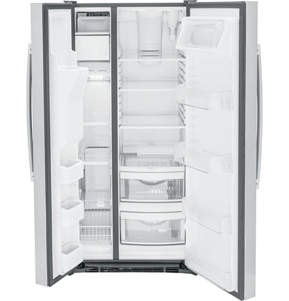 GSS23GYPFS GE 23.0 Cu. Ft. Side-By-Side Refrigerator