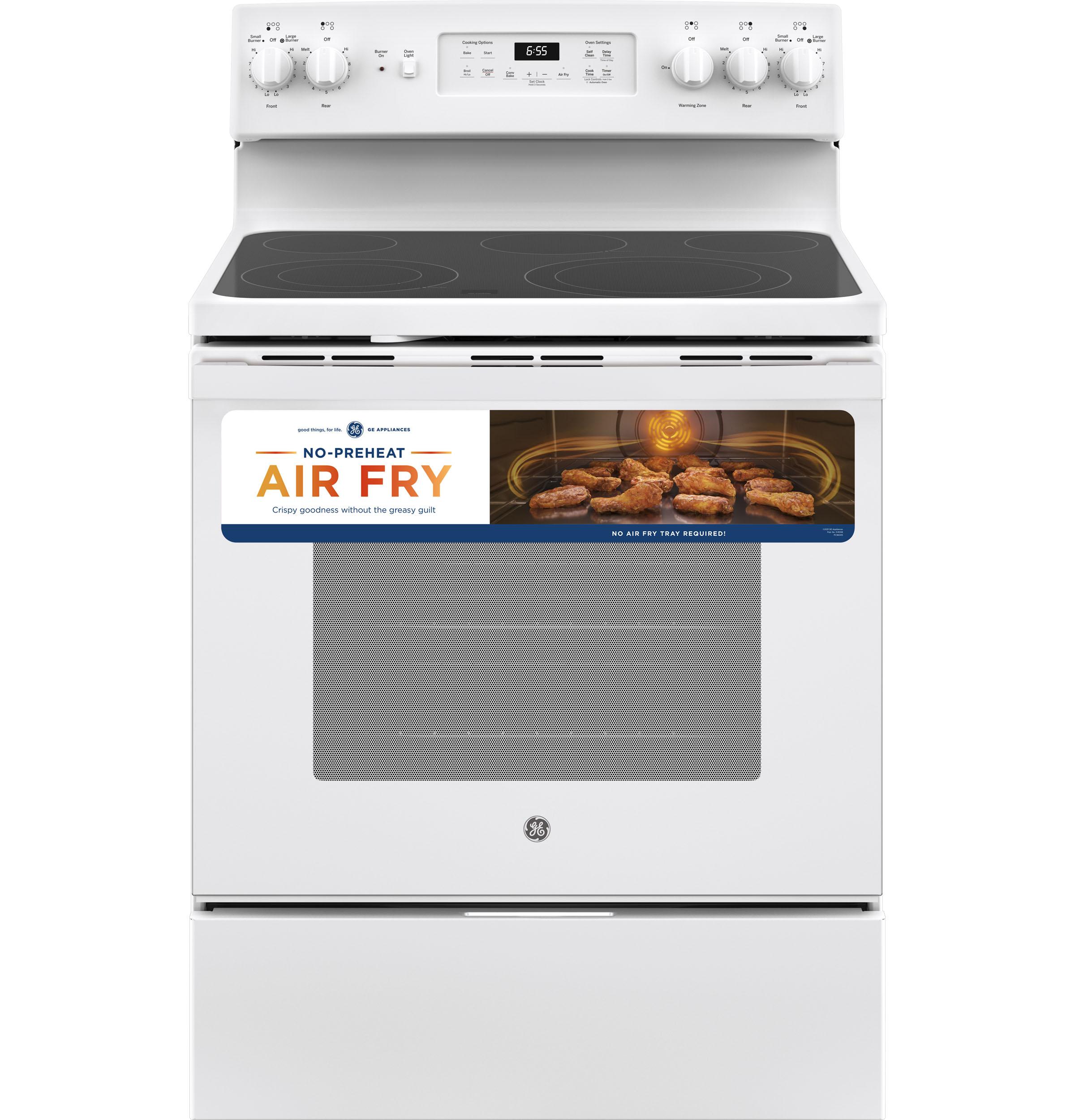 GE® 30" Free-Standing Electric Convection Range