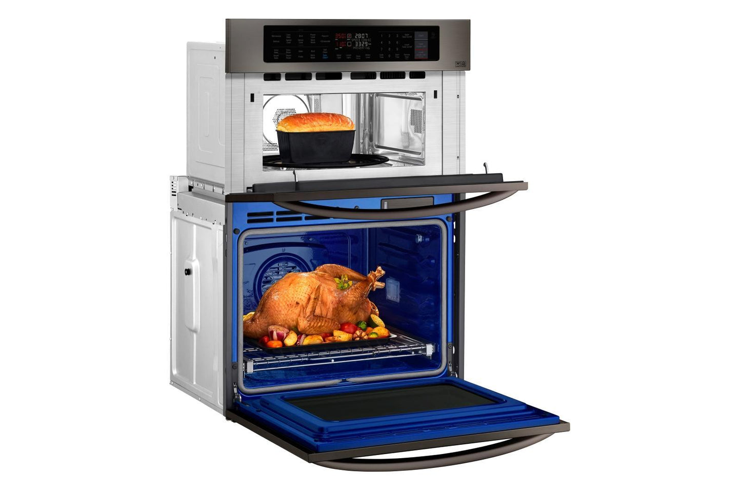 1.7/4.7 cu. ft. Smart wi-fi Enabled Combination Double Wall Oven