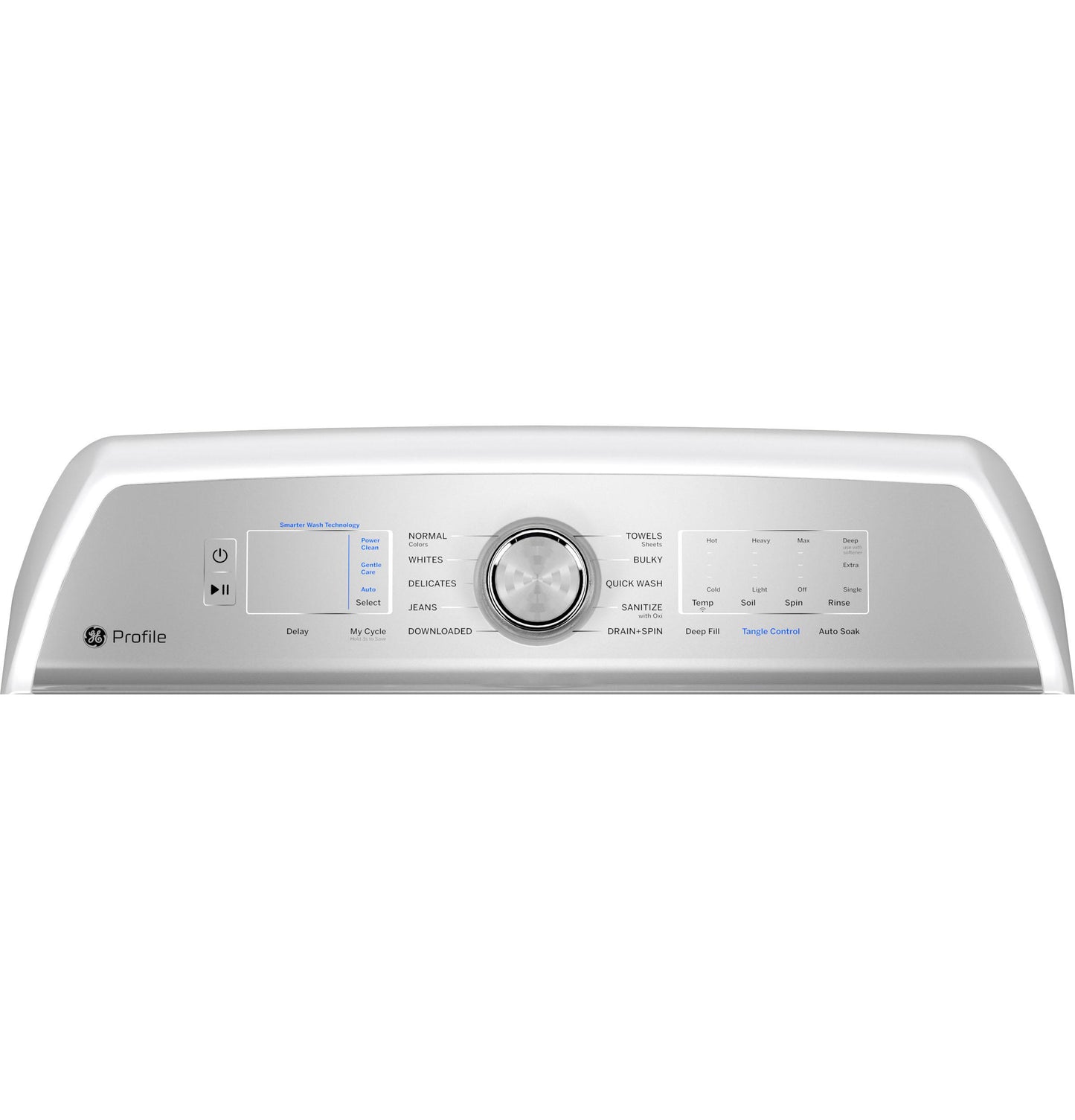PTW600BSRWS GE Profile™ ENERGY STAR® 5.0 cu. ft. Capacity Washer with Smarter Wash Technology and FlexDispense™