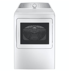 PTD60EBSRWS GE Profile™ ENERGY STAR® 7.4 cu. ft. Capacity aluminized alloy drum Electric Dryer with Sanitize Cycle and Sensor Dry