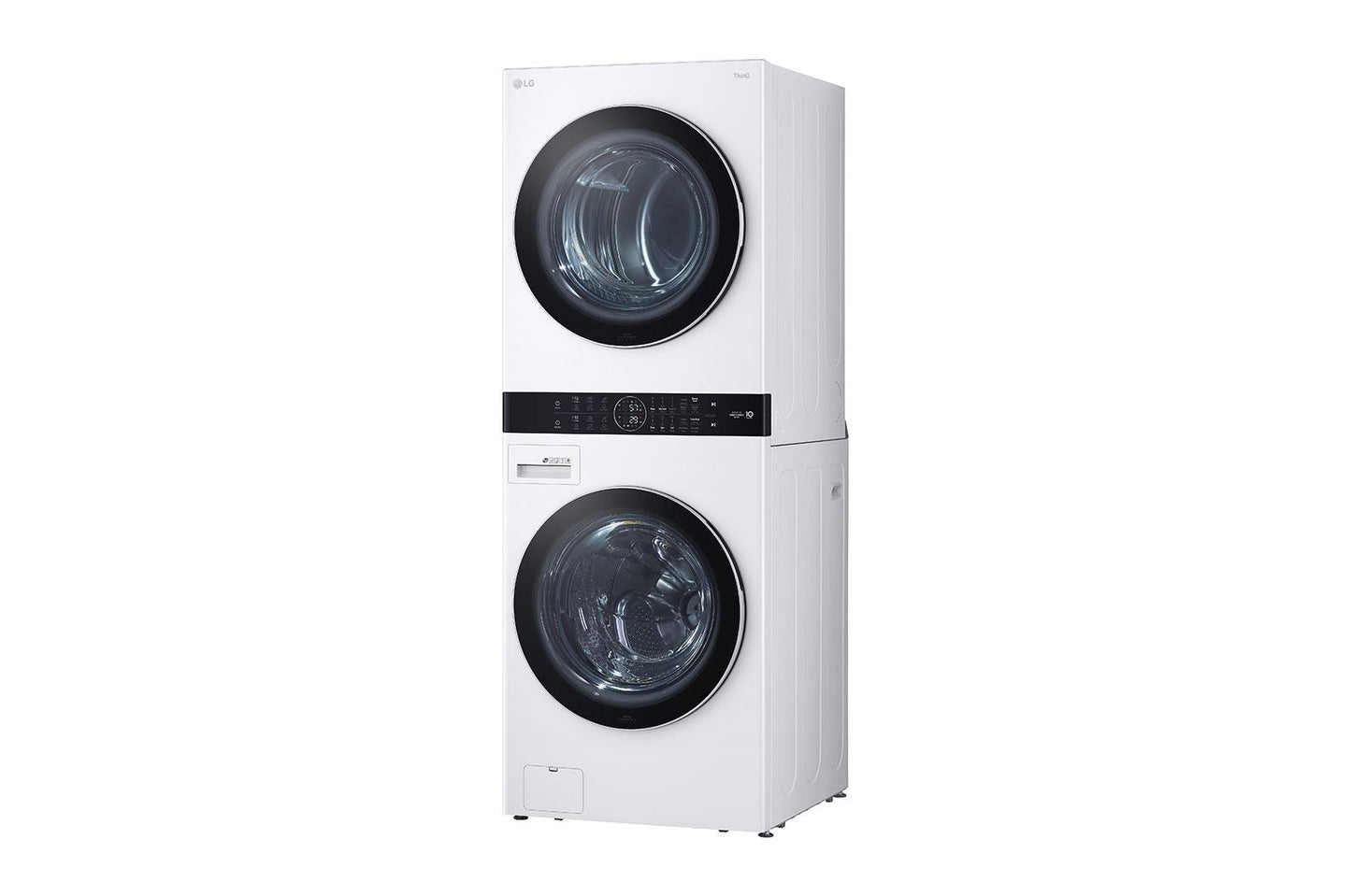 Lg WKGX201HWA Single Unit Front Load LG WashTower™ with Center Control™ 4.5 cu. ft. Washer and 7.4 cu. ft. Gas Dryer
