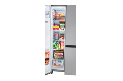Lg LRSXC2306S 23 cu. ft. Side-by-Side Counter-Depth Refrigerator with Smooth Touch Dispenser