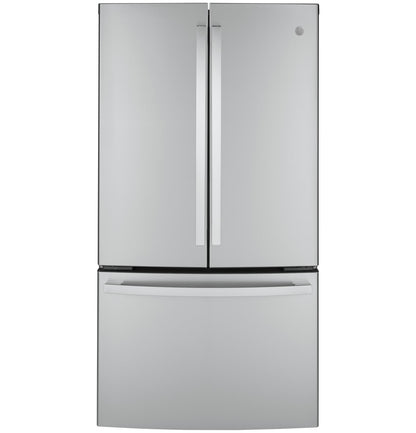 GWE23GYNFS GE® ENERGY STAR® 23.1 Cu. Ft. Counter-Depth Fingerprint Resistant French-Door Refrigerator