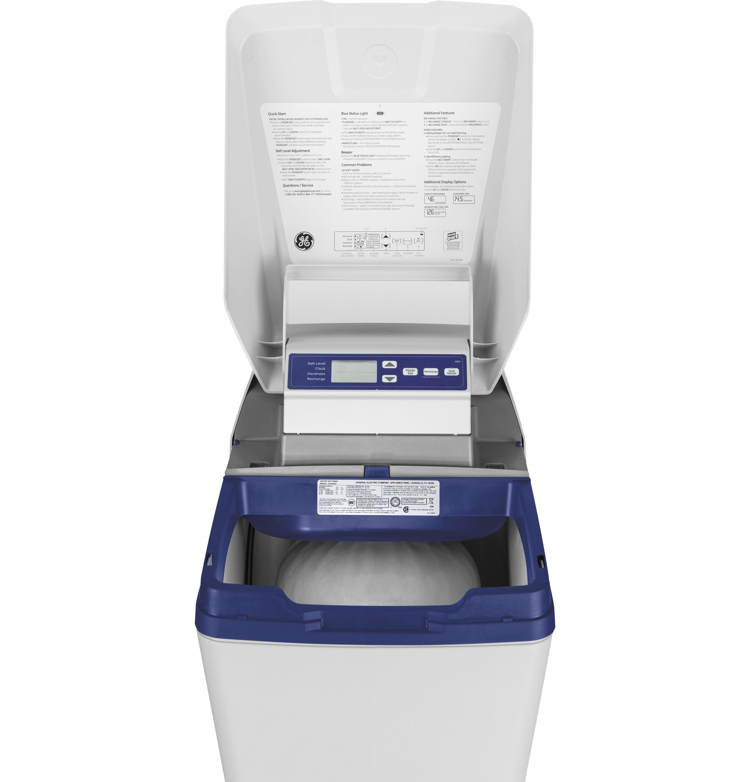 GE® 30,000 Grain Water Softener and Filter In One