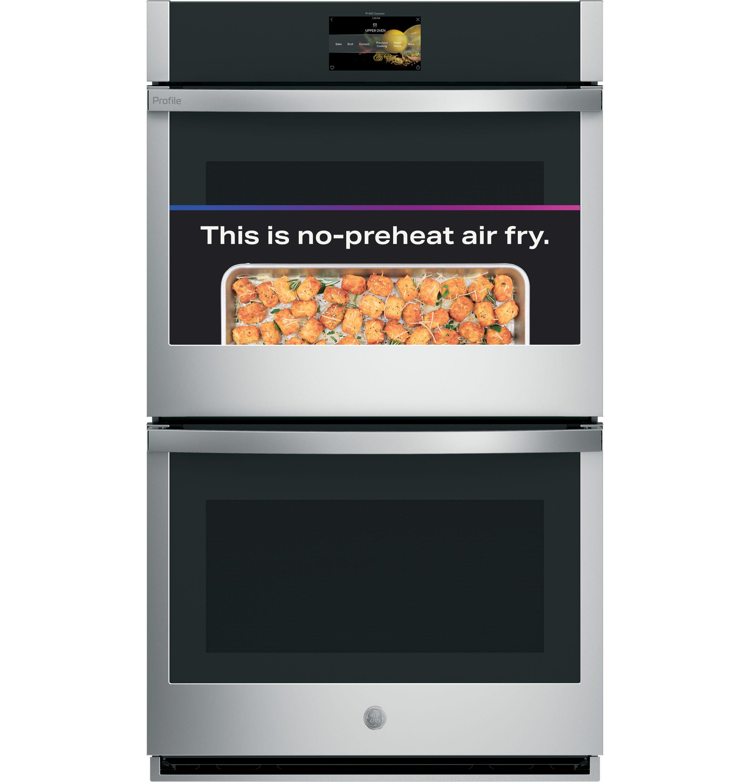 GE Profile™ 30" Smart Built-In Convection Double Wall Oven with No Preheat Air Fry and Precision Cooking