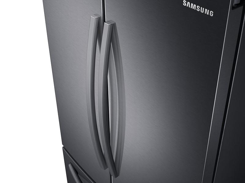 Samsung RF28T5101SG 28 cu. ft. Large Capacity 3-Door French Door Refrigerator with Internal Water Dispenser in Black Stainless Steel