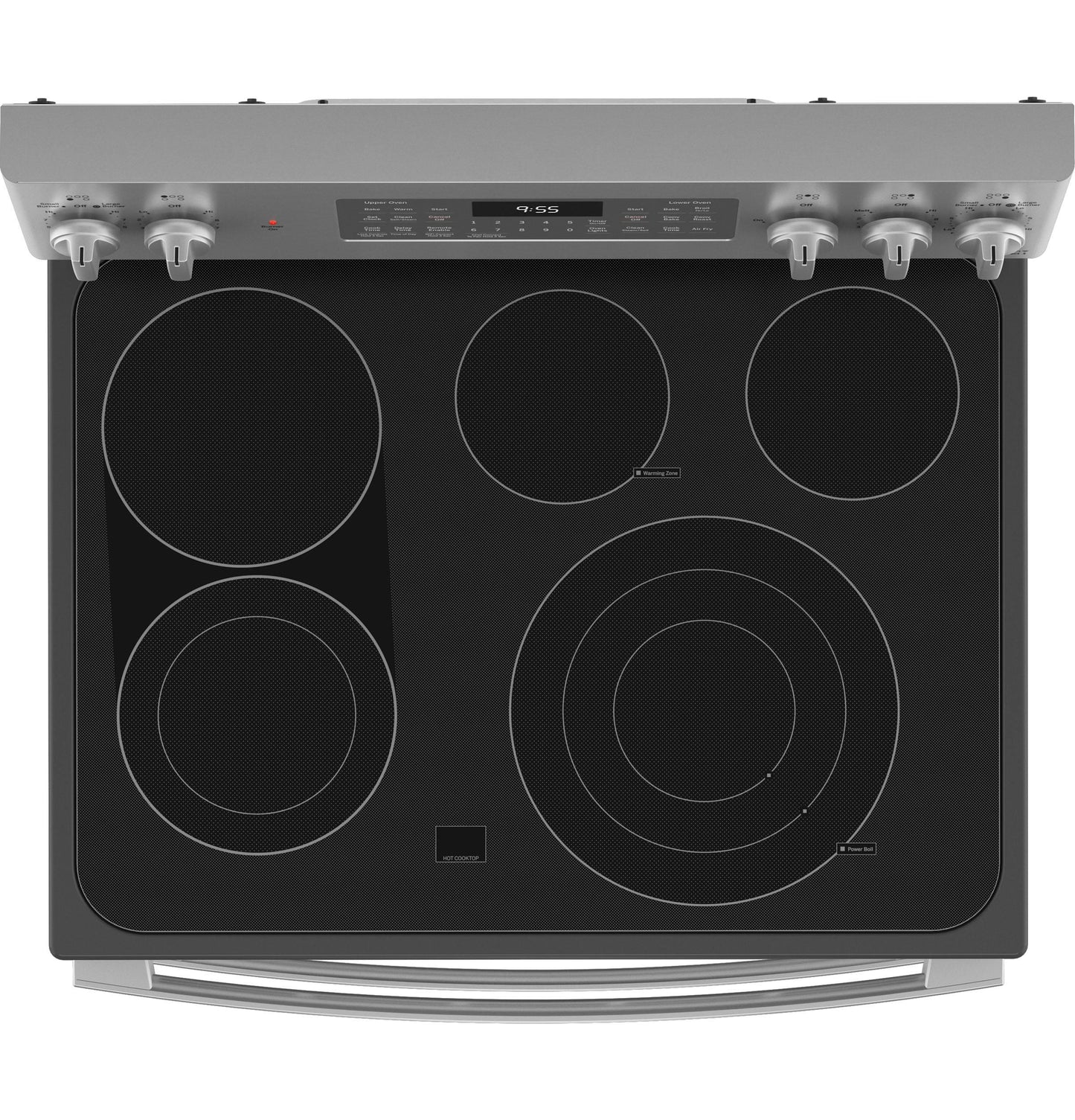 PB965YPFS GE Profile™ 30" Smart Free-Standing Electric Double Oven Convection Range with No Preheat Air Fry