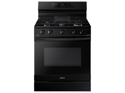 Samsung NX60A6511SB 6.0 cu. ft. Smart Freestanding Gas Range with Integrated Griddle in Black