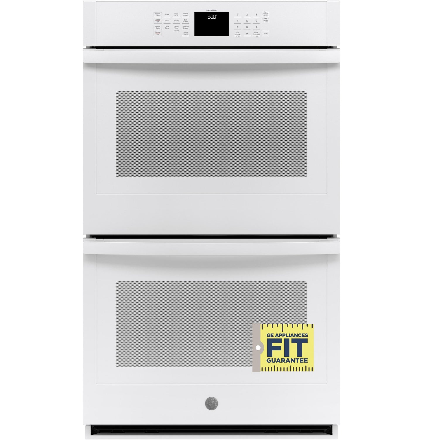 JTD3000DNWW GE® 30" Smart Built-In Self-Clean Double Wall Oven with Never-Scrub Racks