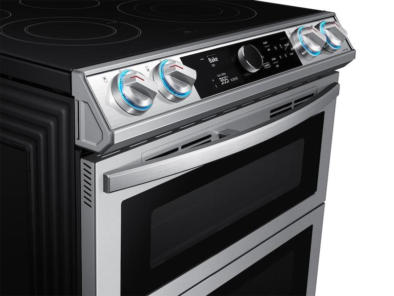 6.3 cu ft. Smart Slide-in Electric Range with Smart Dial, Air Fry, & Flex Duo™ in Stainless Steel