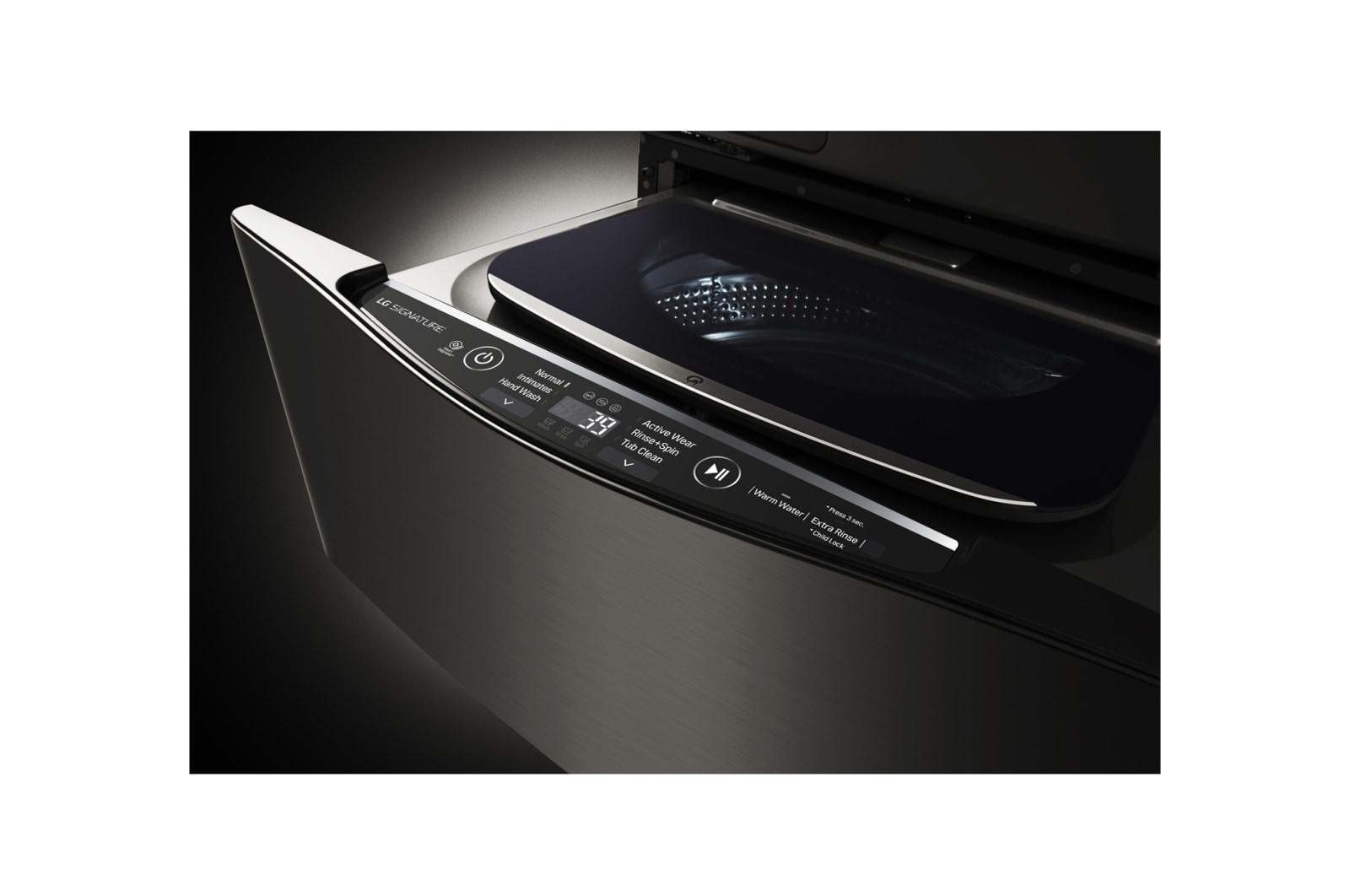 LG SIGNATURE 1.0 cu. ft. LG SideKick™ Pedestal Washer, LG TWINWash™ Compatible