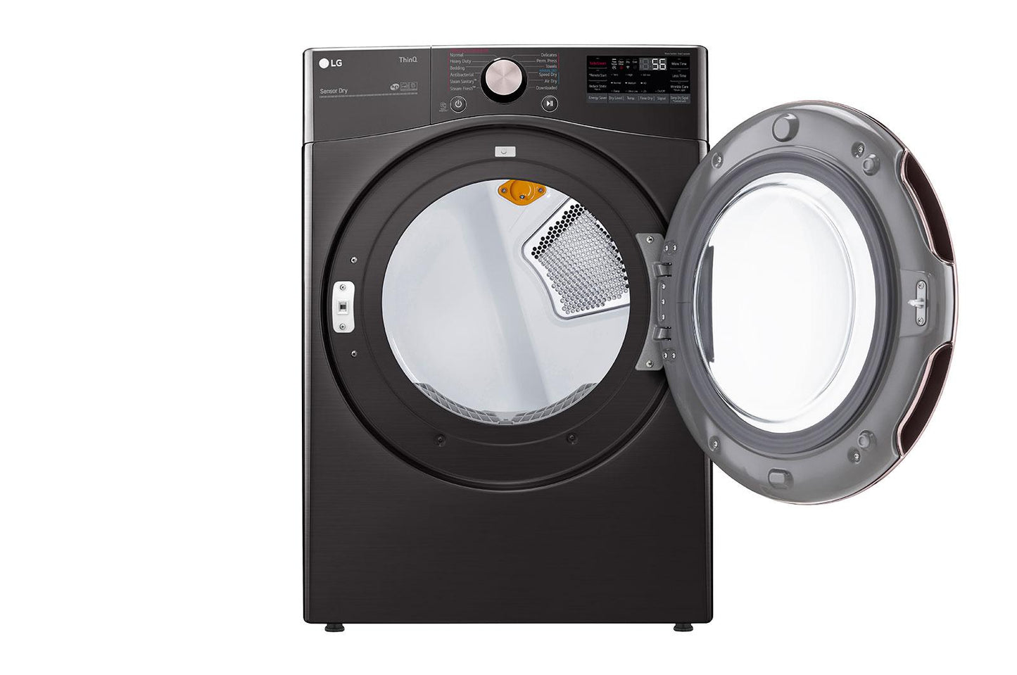 Lg DLEX4000B 7.4 cu. ft. Ultra Large Capacity Smart Wi-Fi Enabled Front Load Electric Dryer with TurboSteam™ and Built-In Intelligence