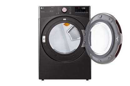 Lg DLEX4000B 7.4 cu. ft. Ultra Large Capacity Smart Wi-Fi Enabled Front Load Electric Dryer with TurboSteam™ and Built-In Intelligence