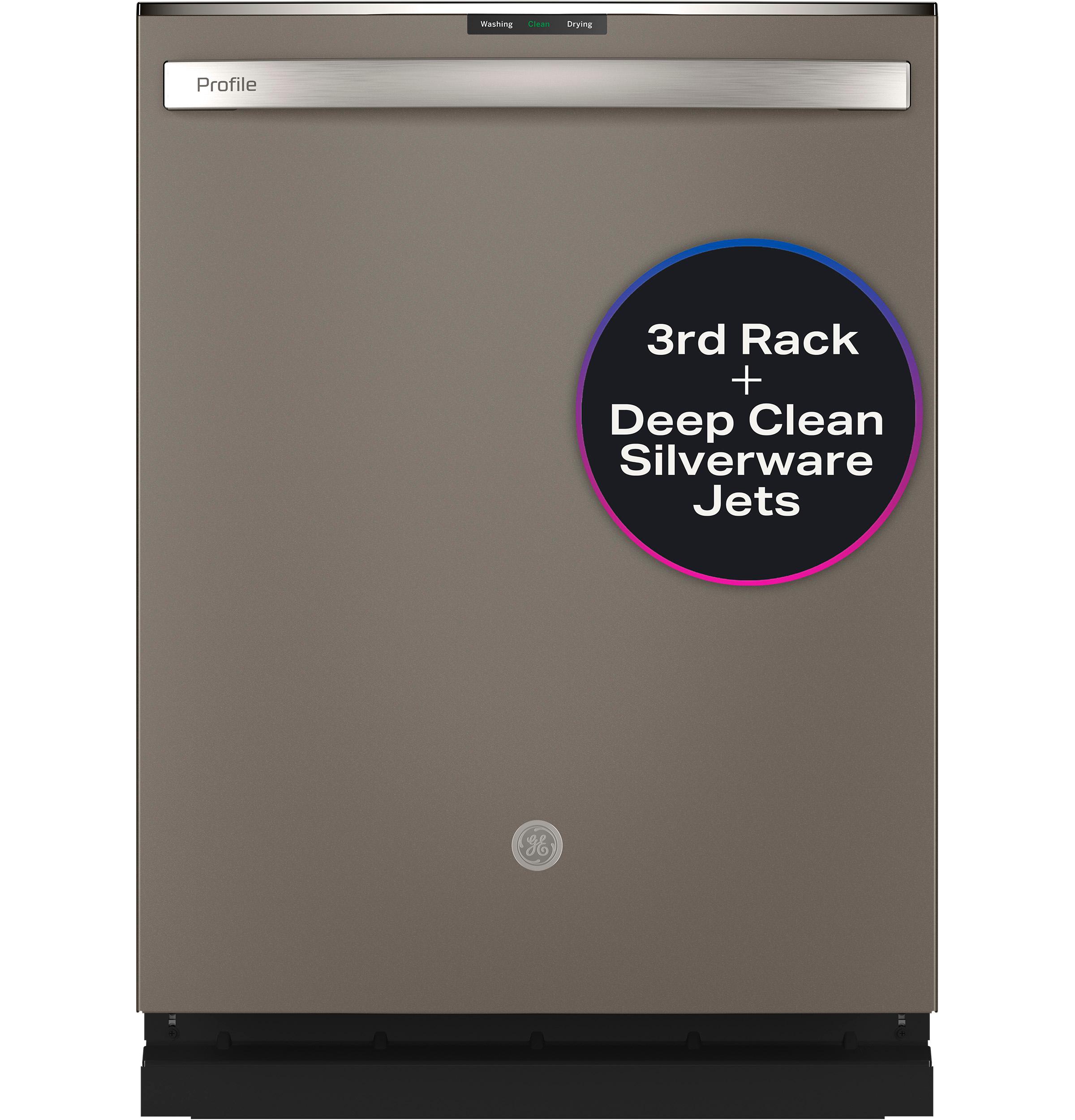 GE Profile(TM) ENERGY STAR(R) Top Control with Stainless Steel Interior Dishwasher with Sanitize Cycle & Dry Boost with Fan Assist