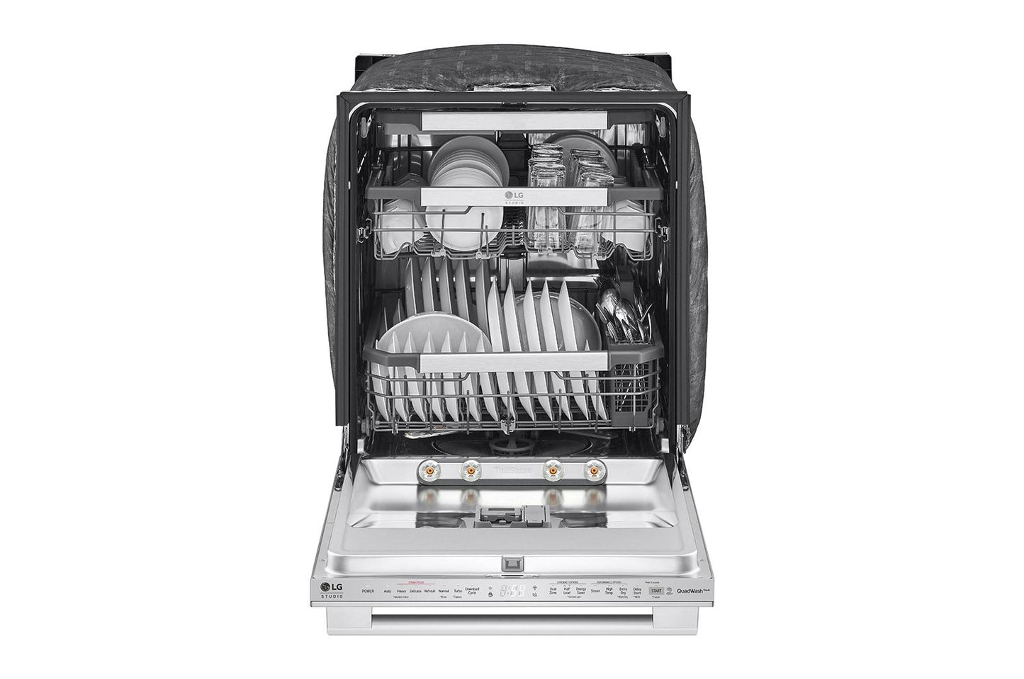 LG STUDIO Top Control Smart Dishwasher with QuadWash™ and TrueSteam®