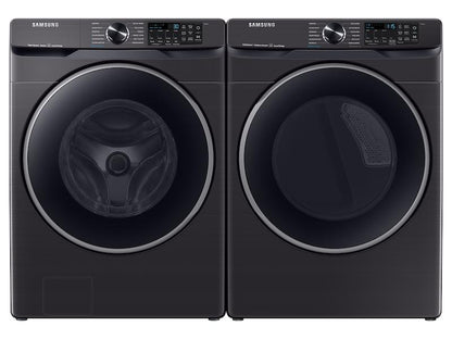 Samsung DVE50A8500V 7.5 cu. ft. Smart Electric Dryer with Steam Sanitize+ in Brushed Black