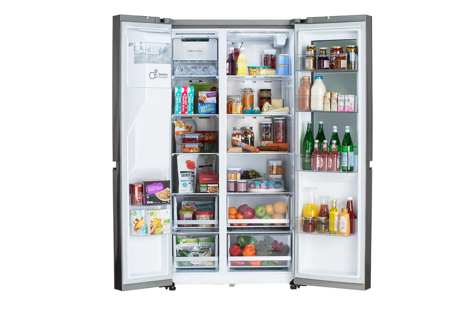 Lg 27 cu. ft. Side-By-Side Door-in-Door® Refrigerator with Craft Ice™