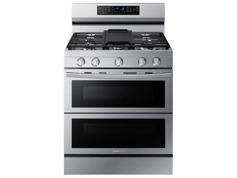 Samsung NX60A6751SS 6.0 cu. ft. Smart Freestanding Gas Range with Flex Duo™, Stainless Cooktop & Air Fry in Stainless Steel