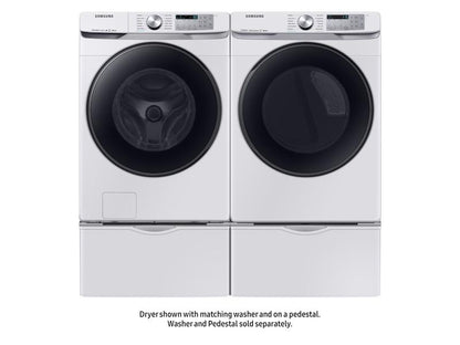 Samsung DVG50R8500W 7.5 cu. ft. Smart Gas Dryer with Steam Sanitize+ in White