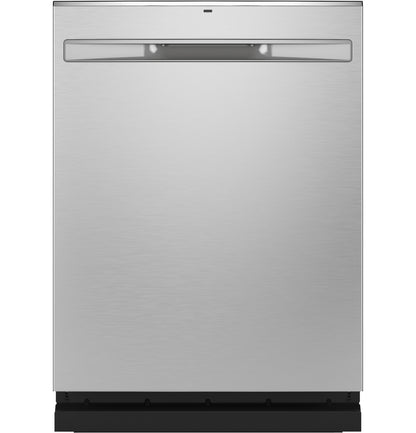 GE® Fingerprint Resistant Top Control with Stainless Steel Interior Dishwasher with Sanitize Cycle & Dry Boost with Fan Assist