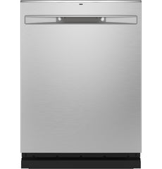 GE® Fingerprint Resistant Top Control with Stainless Steel Interior Dishwasher with Sanitize Cycle & Dry Boost