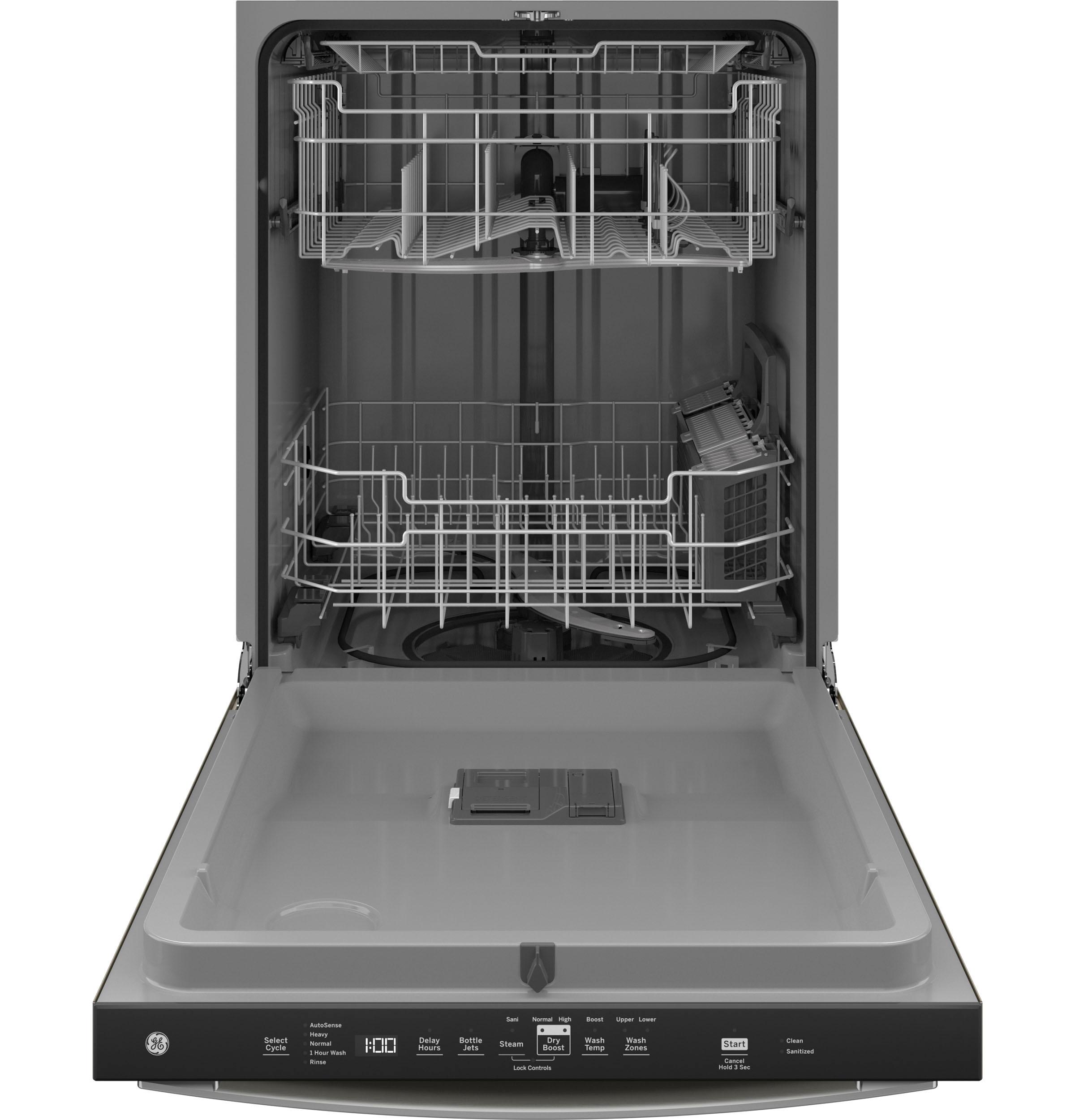 GDT630PMRES GE® ENERGY STAR® Top Control with Plastic Interior Dishwasher with Sanitize Cycle & Dry Boost