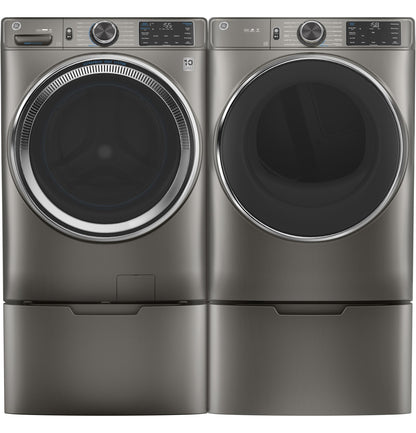 GE® 7.8 cu. ft. Capacity Smart Front Load Electric Dryer with Steam and Sanitize Cycle