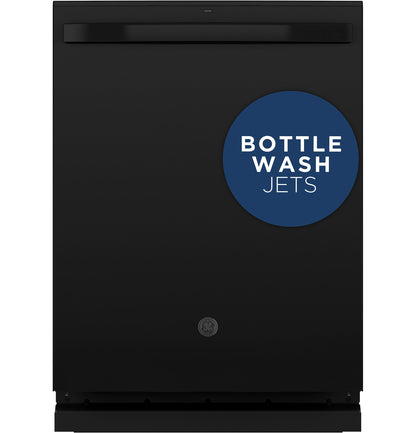 GE® Top Control with Stainless Steel Interior Dishwasher with Sanitize Cycle & Dry Boost with Fan Assist
