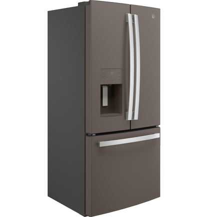 GYE18JMLES GE® ENERGY STAR® 17.5 Cu. Ft. Counter-Depth French-Door Refrigerator