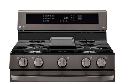 Lg LRGL5825D 5.8 cu ft. Smart Wi-Fi Enabled True Convection InstaView® Gas Range with Air Fry