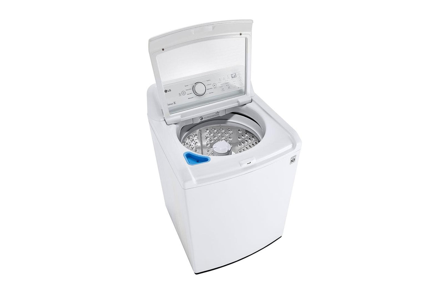 Lg WT7005CW 4.3 cu. ft. Ultra Large Capacity Top Load Washer with 4-Way™ Agitator & TurboDrum™ Technology