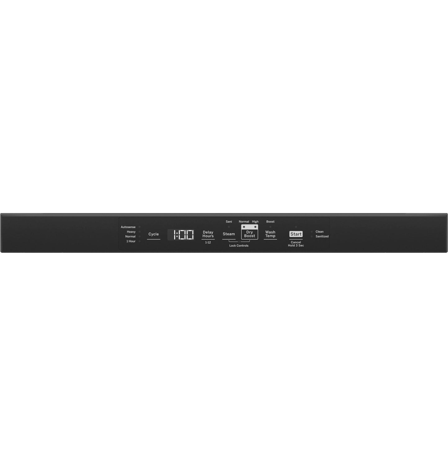 GDT550PYRFS GE ENERGY STAR Top Control with Plastic Interior Dishwasher with Sanitize Cycle & Dry Boost