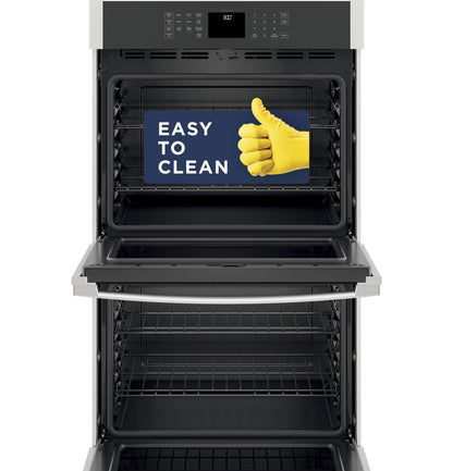JTD3000SNSS GE® 30" Smart Built-In Self-Clean Double Wall Oven with Never-Scrub Racks