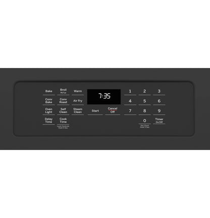 GE® 30" Free-Standing Gas Convection Range with No Preheat Air Fry