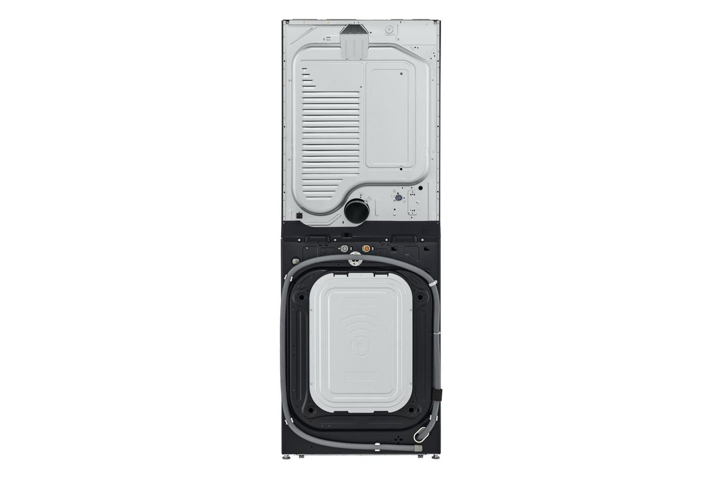 Lg WKGX201HGA Single Unit Front Load LG WashTower™ with Center Control™ 4.5 cu. ft. Washer and 7.4 cu. ft. Gas Dryer