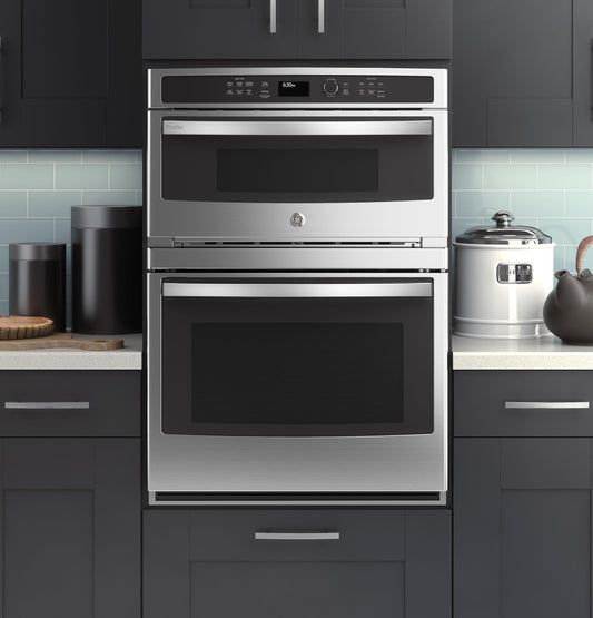 PT9800SHSS GE Profile™ 30 in. Combination Double Wall Oven with Convection and Advantium® Technology