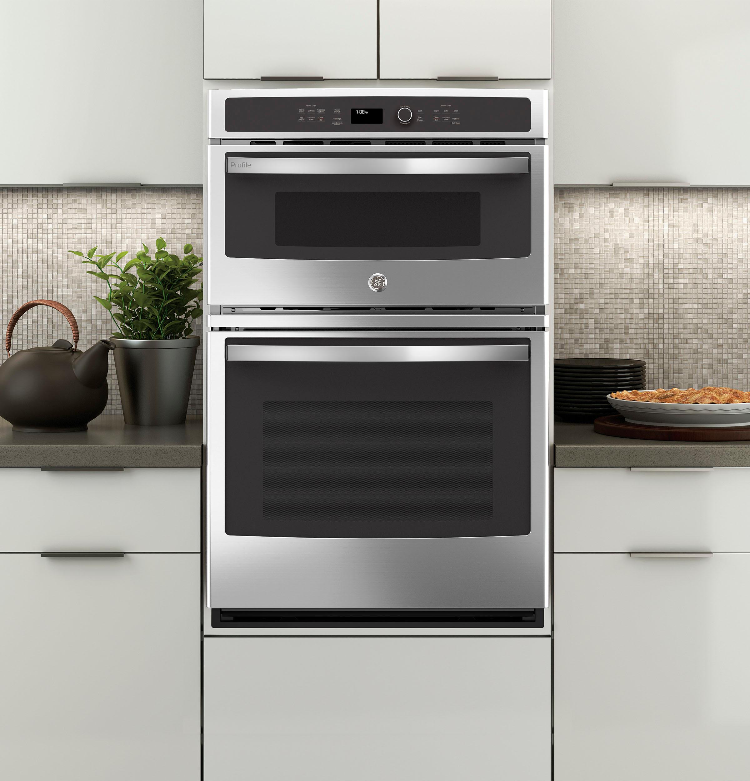 GE Profile™ 27" Built-In Combination Convection Microwave/Convection Wall Oven