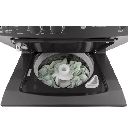 GUD27GSPMDG GE Unitized Spacemaker® 3.8 cu. ft. Capacity Washer with Stainless Steel Basket and 5.9 cu. ft. Capacity Gas Dryer
