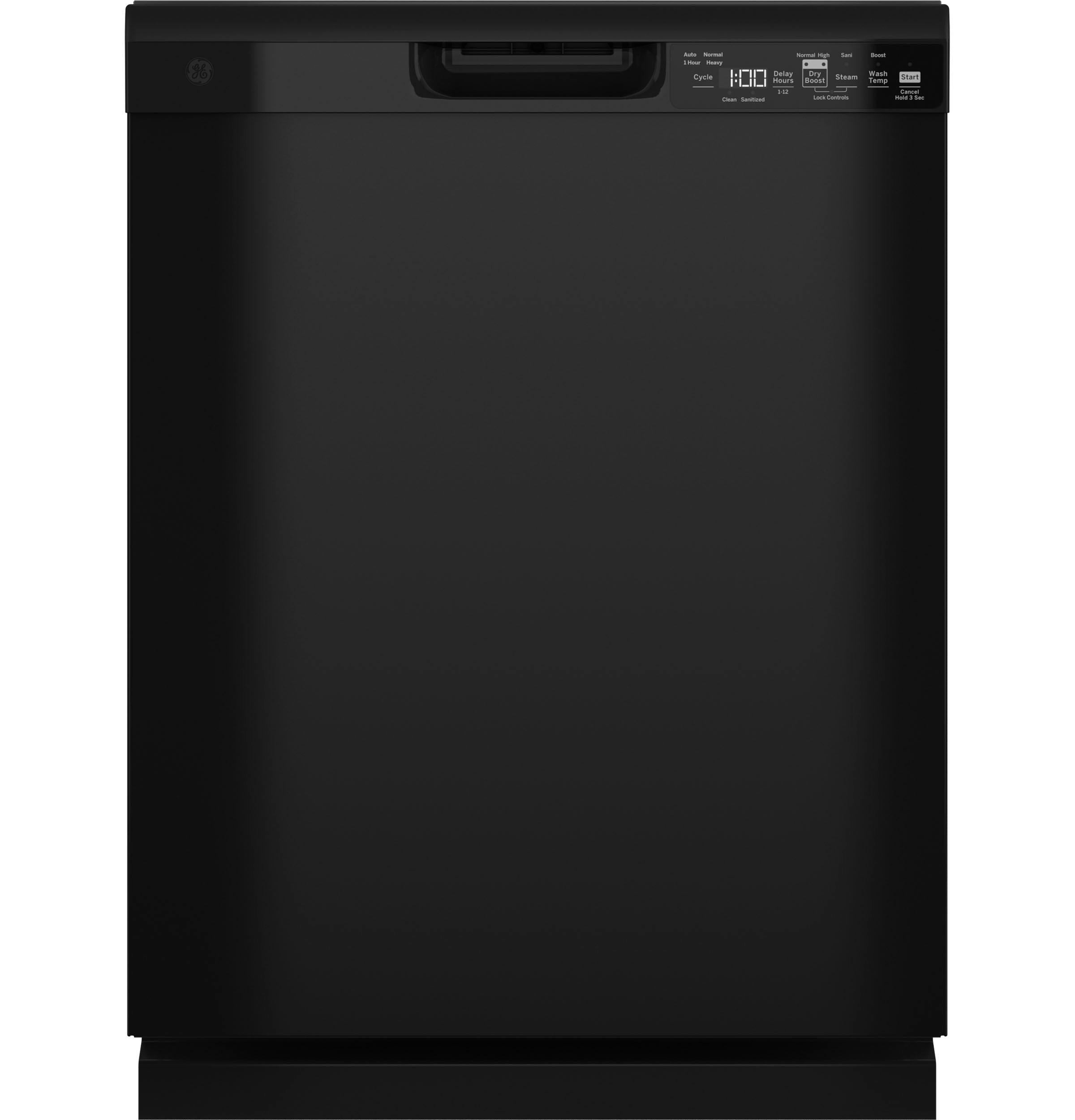 GDF550PGRBB GE® ENERGY STAR® Front Control with Plastic Interior Dishwasher with Sanitize Cycle & Dry Boost